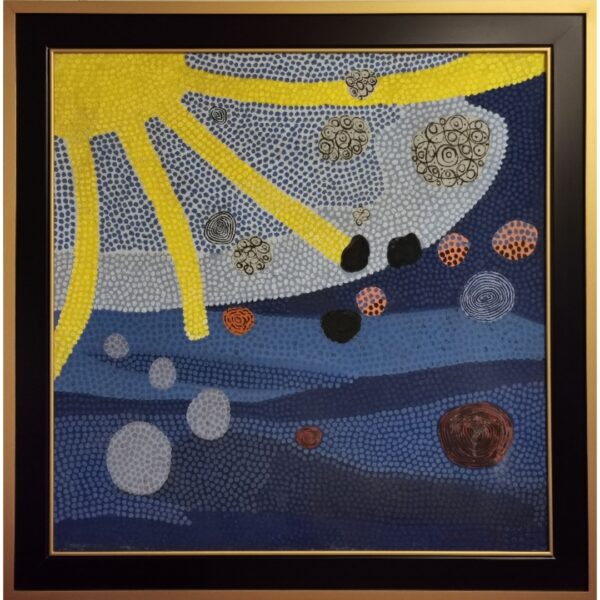Nena Saguil - a major oil panting from 1971 - Image 2